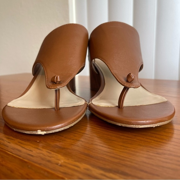 Marc New York Hazel Round Block Heel Sandal Brown Size 9.5 - Picture 9 of 16
